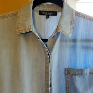 Chambray denim type top